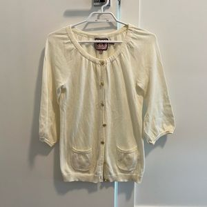 Juicy Couture Cardigan in Cream color Women Size S